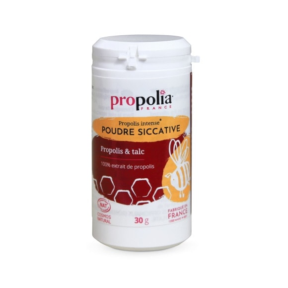 Produktbild Propolispuder / Propolispulver trocknend mit Talk und Propolis für die Haut von Propolia